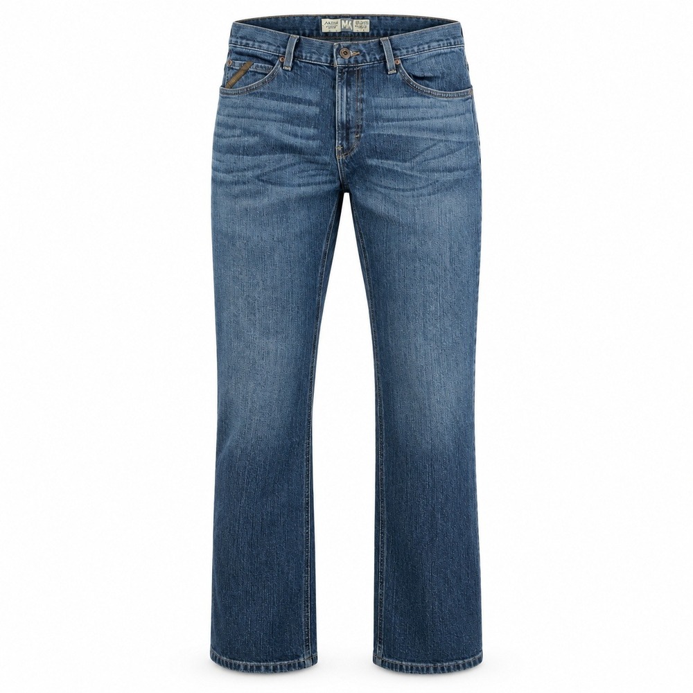 Ariat M4 Legacy Jeans Mens 33x34 Blue Relaxed Boot Cut Medium Wash 10022676